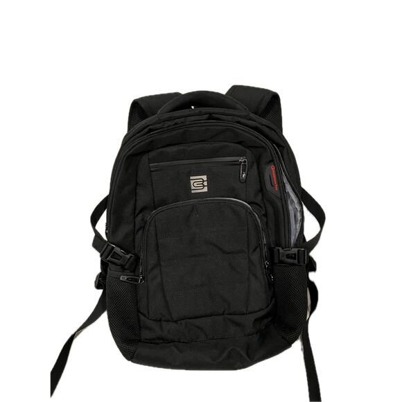Bruno Cavalli Padded Computer Black Backpack - Picture 1 of 5